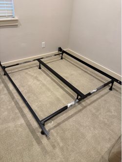 Free adjustable queen bed frame