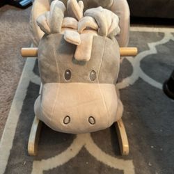Rocking Donkey With Seat Belt Harness 