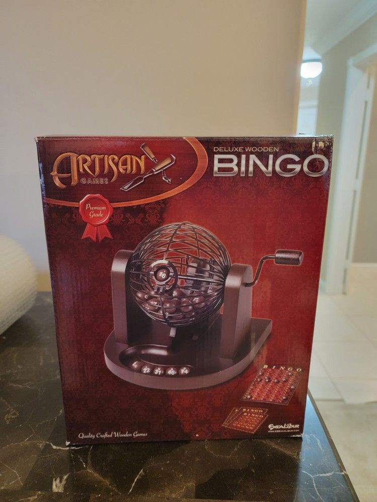 Artisan Deluxe Wooden Bingo Game
