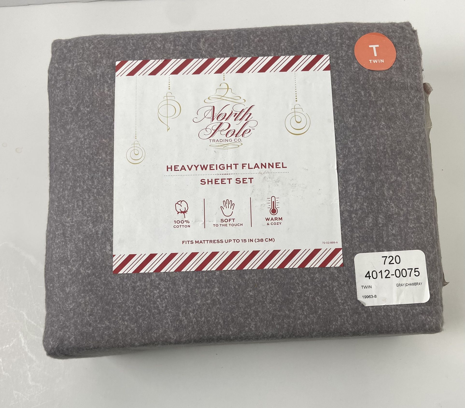 BRAND NEW North Pole Heavyweight Flannel Sheet Set