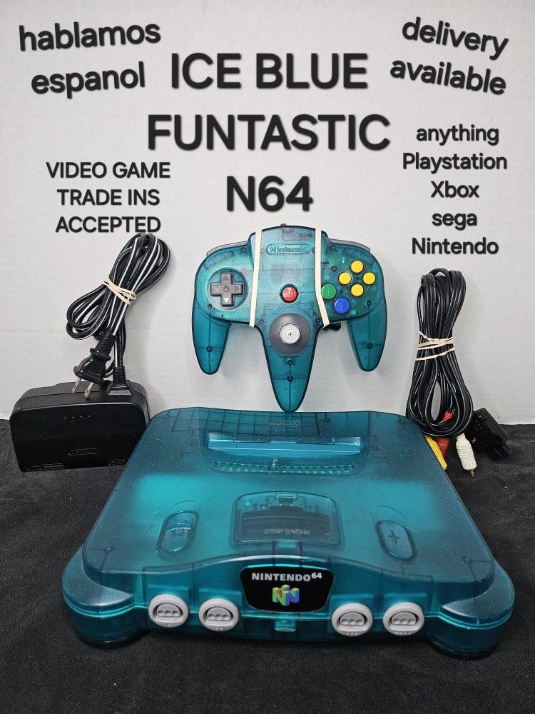 FUNTASTIC ICE BLUE N64