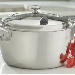 VIDA SANA® 5-PLY STAINLESS STEEL COOKWARE 15-Qt. Dutch Oven