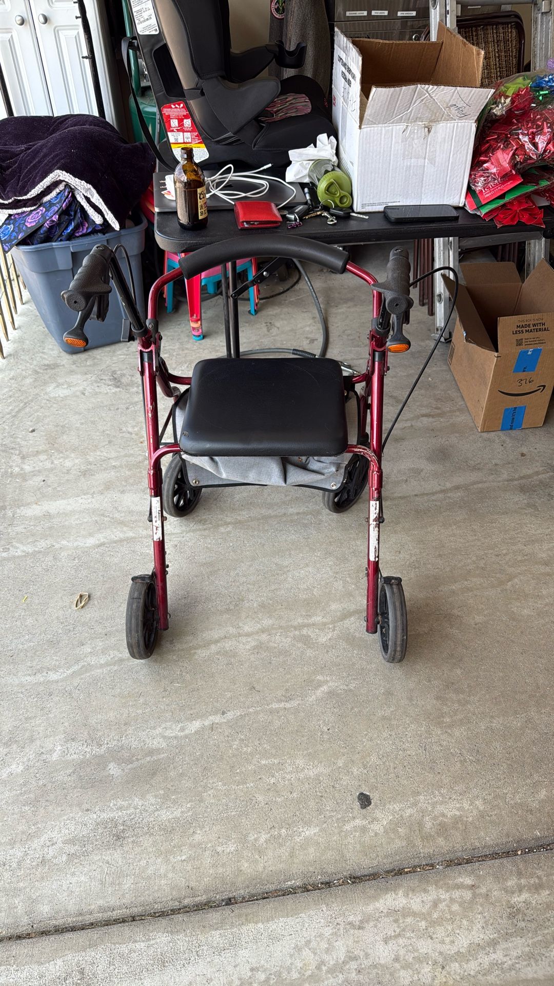 Walker With Seat