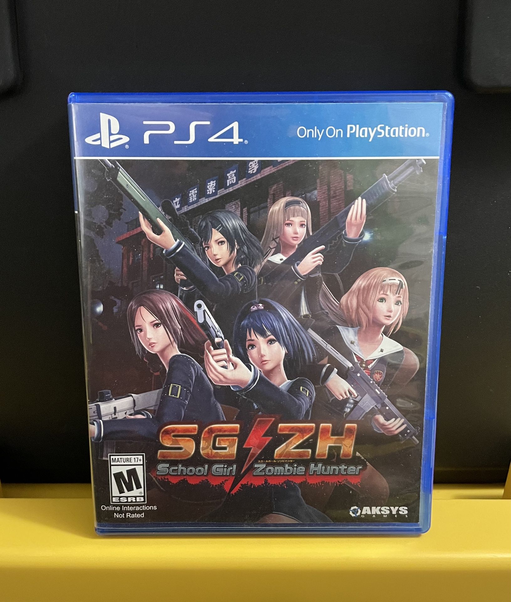 School Girl Zombie Hunter for Sony PlayStation 4 PS4 video game console system SGZH