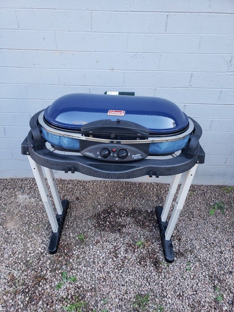 Grill Blue Coleman Roadtrip Outdoor Grills Coleman RoadTrip
