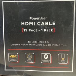 The PowerBear 4K HDMI Cable generally receives 