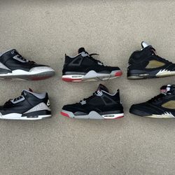 Jordan 3 4 5 Bulk Lot Collection