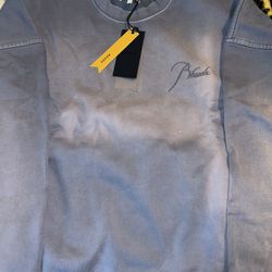 Blue Rhude Crewneck Sweatshirt 