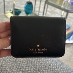 BRAND NEW - KATE SPADE Madison Small Bifold Wallet - black