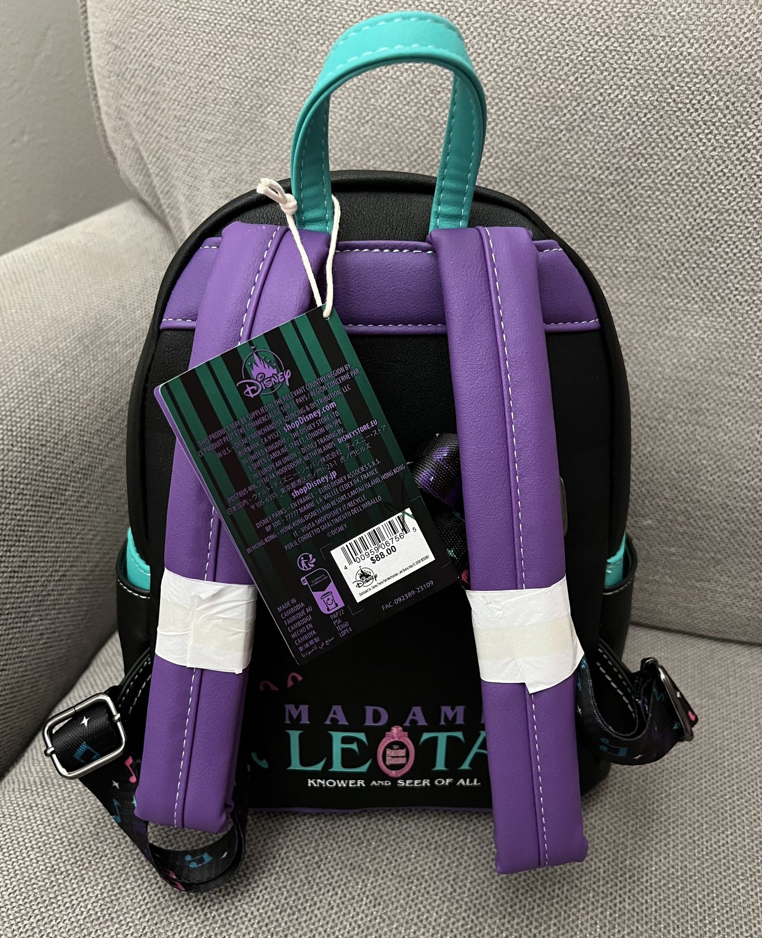 Loungefly Disney Parks Madame Leota‎ Mini Backpack The Haunted Mansion Loungefly Madame Leota Mini Backpack, The | Mercari main image 3