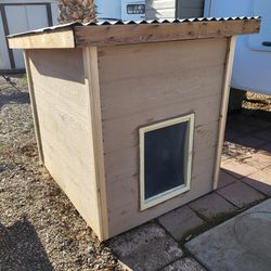 Insulated Large Custom Doghouse 