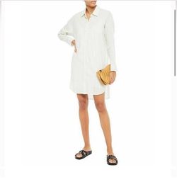 James Perse Dress Shirtdress Poplin