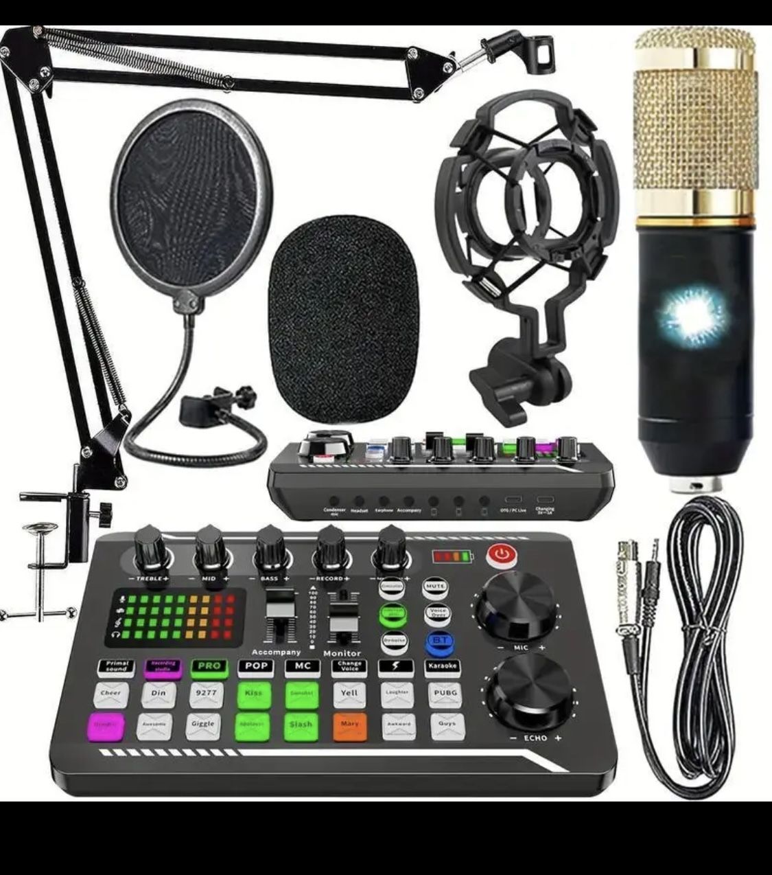 Professional Audio Recording Kit Broadcasting Livestream