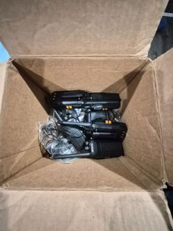 Box of walkie talkies