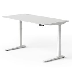 Fully Jarvis Standing Desk 38x27 White - Electric Sit-Stand