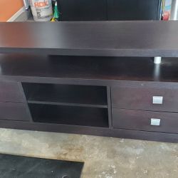 Coaster Furniture Modern 4-Drawer TV Stand Media Console - Dark Brown