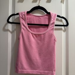 Baby Pink Small Sleeveless Top
