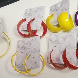 1980s Hoop Earrings