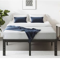  Bed-Frame-Full, 12 Inch Metal Platform Full-Size-Bed-Frame No Box Spring Needed, Heavy Duty Full Size Bed Frame Easy Assembly, Noise Free,