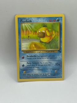 Pokemon Fossil Psyduck Card #53
