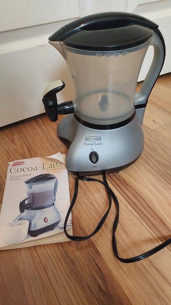 Back to Basics Cocoa-Latte Hot Drink Maker With Froth Dispense Mode Spout Tested
