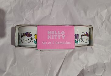 Hello Kitty Easter Ramekins Set Of 2