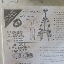 EZ Squeeze Clutch Spring Compressor #2987