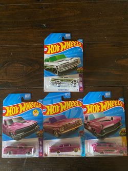 Low riders 62 Impala pink gold🏆 Hot Wheels LOT