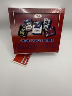 2026 SAGE Low Series Football Mega Box trading cards