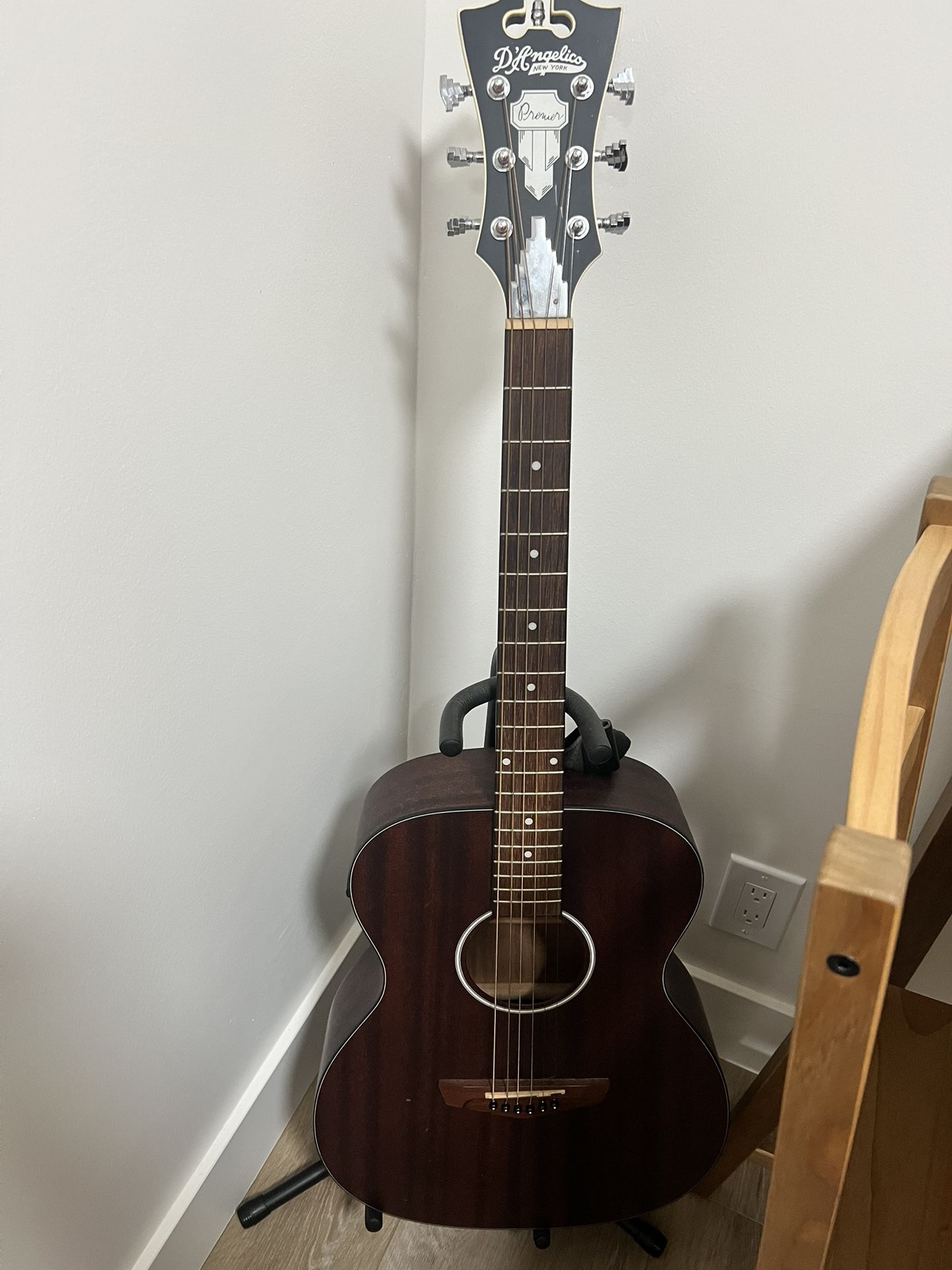 D'Angelico Premier Tammany LS Acoustic-Electric Guitar