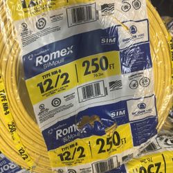 romex 12/2 250ft 100$