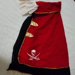 New Fun World Pirate Cape Pet Costume 