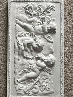 Cherub Angels Plaster Plaques