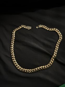GLD Gold Cuban Link Chain