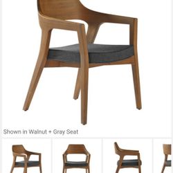 Pair Of Wooden Side Chairs 