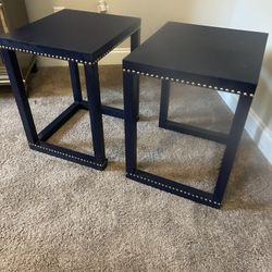 Dark Blue Mini Coffee Table Set