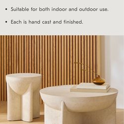 Coffee Table + Side Table Set – Modern Stone Look – $500 (Both)