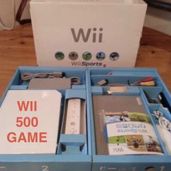 NINTENDO WII with 500GB Hard Drive and 500 WII GAMES