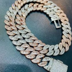 Miami Cuban 925 Sterling Silver Neckless 