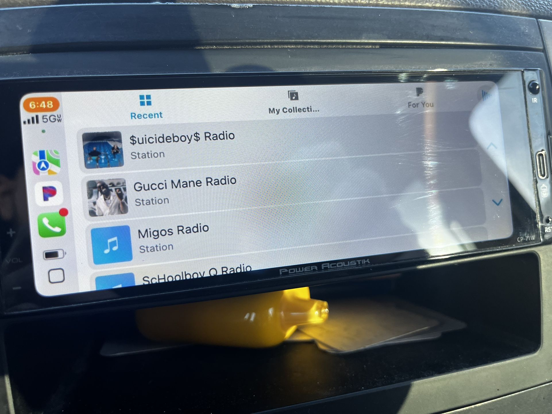 Power Acoustik Head Unit Cp-71w