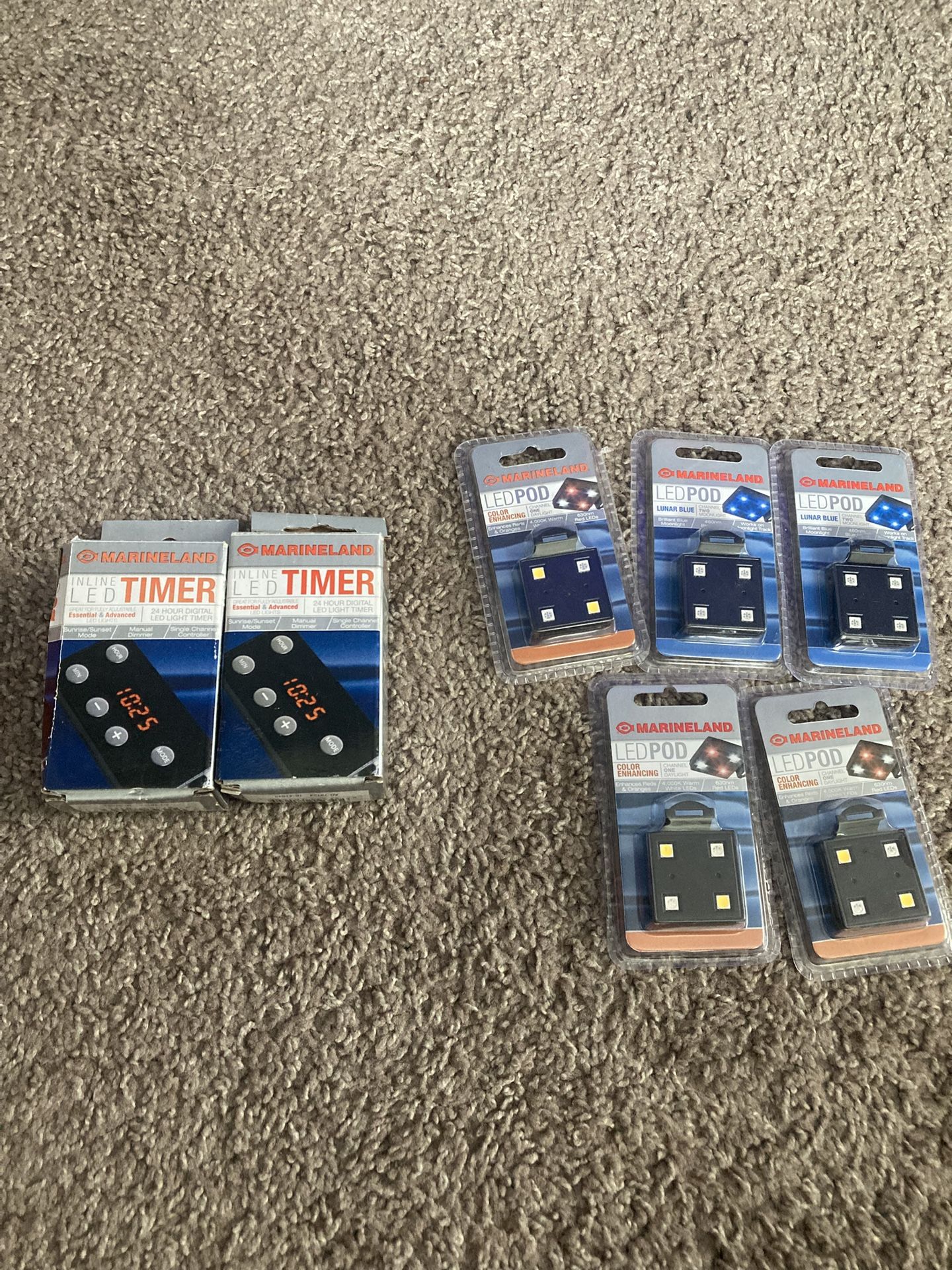 Marine Land LED Pods And timer