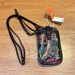 Sakroots Smartphone Crossbody Wristlet