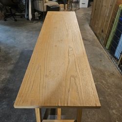 Long Wooden Table 