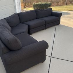 La-Z-Boy Black Sectional 