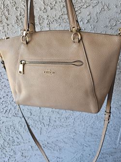 Coach Pebbled Leather Purse