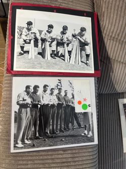 Photos Yankees Bobby Thomson, Willard Marshall, Walker Cooper Red Ruffing Signed