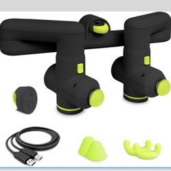 Dual Pro Percussion Massage Gun, 6 Attachable Pieces for Deep Tissue Relief