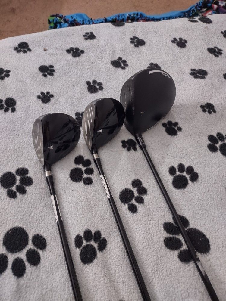 Driver, 3 And 5 Wood Also Include Putter