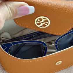 Tory Burch Blue Frame Sunglasses