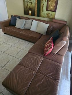 Corner brown Sofa